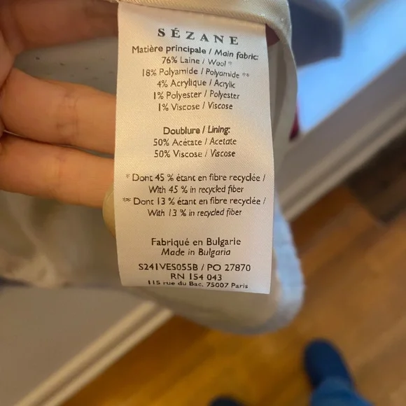 Sezane Carlo waistcoat - Picture 3 of 3